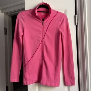 Puma pink USP light weight zip up jacket, size XS